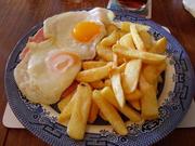 egg and chips